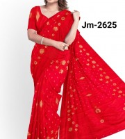 Half Silk Jamdani motive Saree Code JM-2625