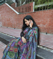 Chanderi Silk Saree -TS-5020