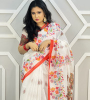 সেমি মসলিন সিল্ক শাড়ী কোড- TS-5071