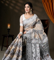 Primium Jamdani  Saree Code  Lss-51183