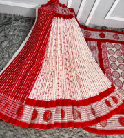 Semi Moslin Silk saree  TS-5099