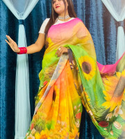 Digital print saree Code DP-6007