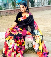 Digital print saree Code DP-204