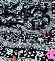 Halfsilk Afsan print Saree  = AP-02