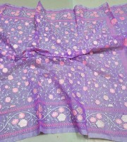 Halfsilk Afsan print Saree  = AP-03