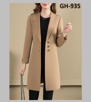 Semi-Long overcoat Winter Fabrics- GH-935