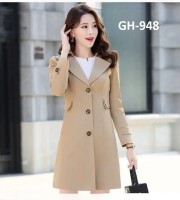 Semi-Long overcoat Fabric :- Jeans -GH-948