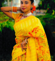 Semi Muslin Silk Saree TS 7008