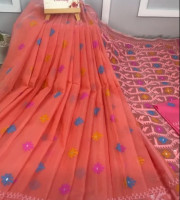 Halfsilk Saree With Blouse BS-8022
