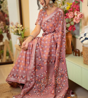 Arong Cotton Block Printed Shari | RCS-17