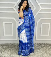 Semi Moslin Silk saree  TS-5090