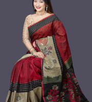 Mercerized Cotton  Saree Code-Lss-55801
