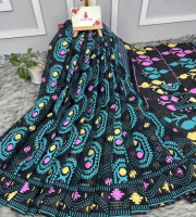 Halfsilk Saree With Blouse  code-BS-8010