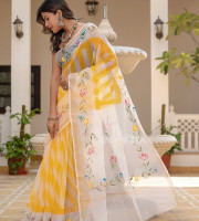 Traditional Kota Doria Saree | DC-7058